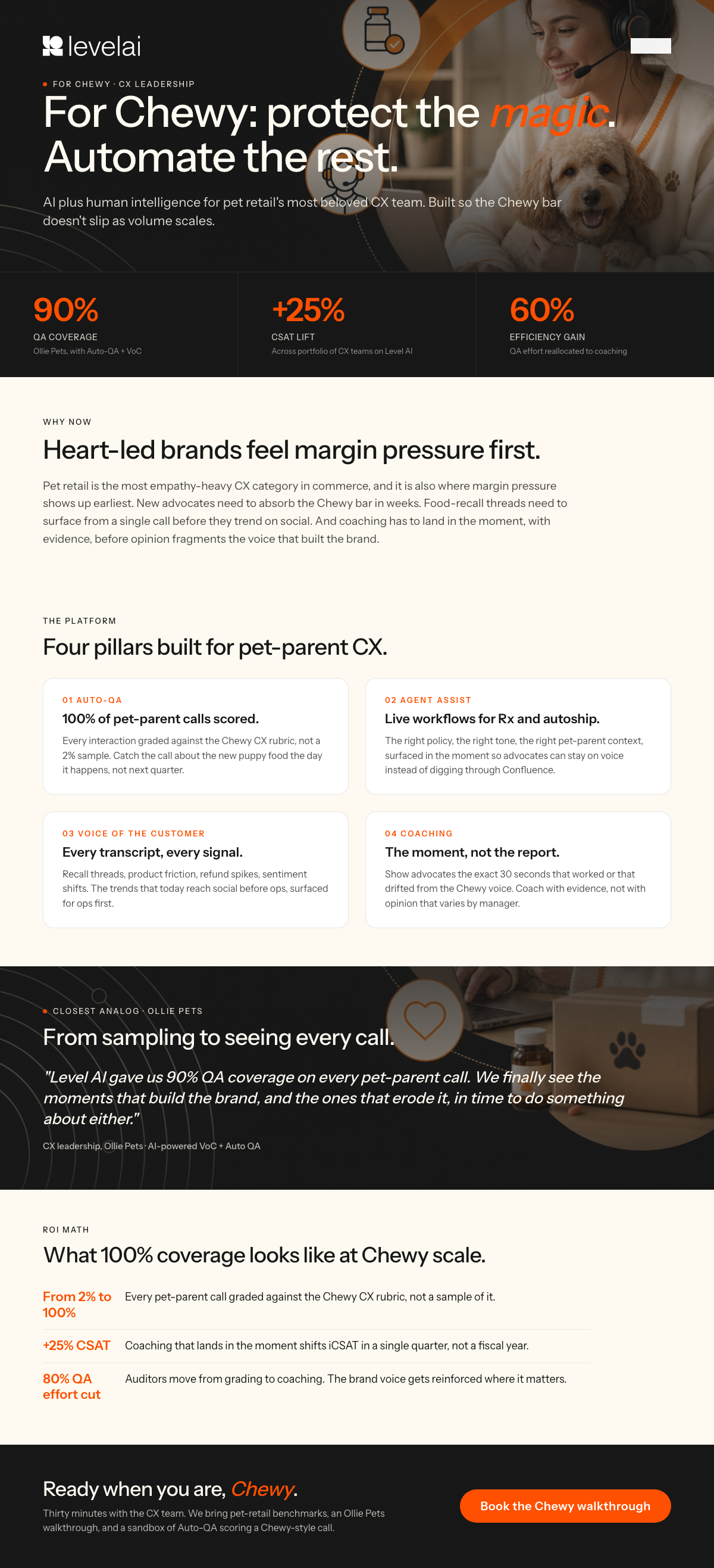 Chewy one-pager